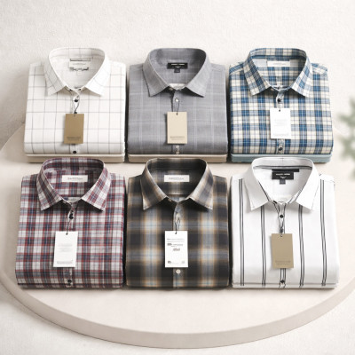 Premium Quality (6 pcs) Check LS Shirt