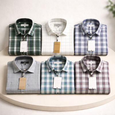 Premium Quality (6 pcs) Check LS Shirt