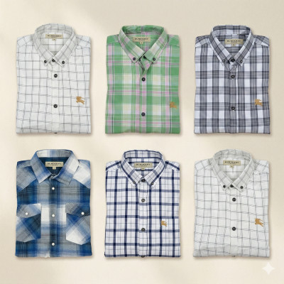 Premium Quality (6 pcs) Check LS Shirt