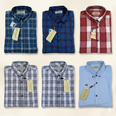 Premium Quality (6 pcs) Check LS Shirt
