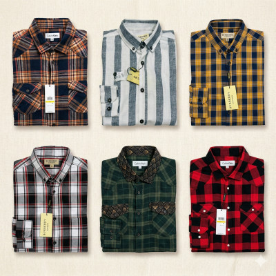 Premium Quality (6 pcs) Check LS Shirt