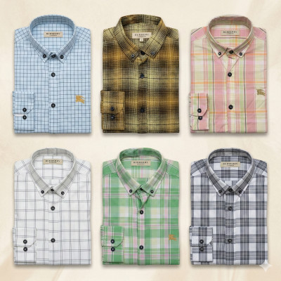 Premium Quality (6 pcs) Check LS Shirt