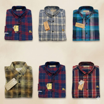 Premium Quality (6 pcs) Check LS Shirt