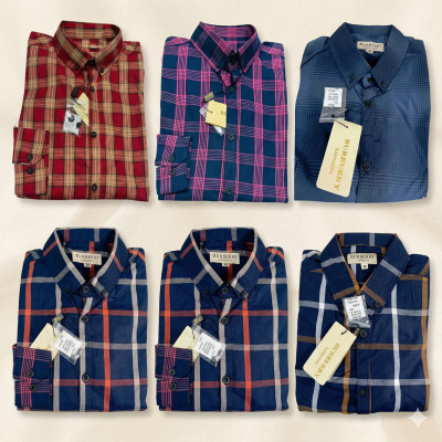 Premium Quality (6 pcs) Check LS Shirt
