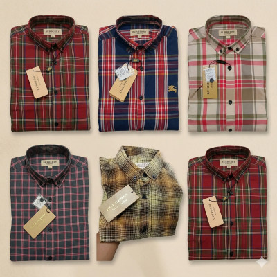 Premium Quality (6 pcs) Check LS Shirt
