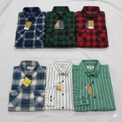 Premium Quality (6 pcs) Check LS Shirt