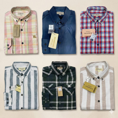 Premium Quality (6 pcs) Check Long Sleeve Shirt