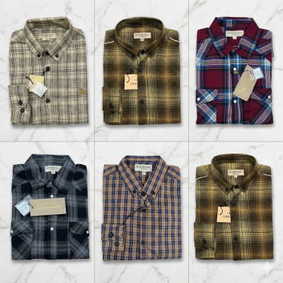 Premium Quality (6 pcs) Check Long Sleeve Shirt