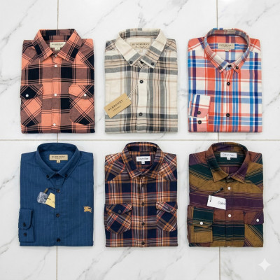 Premium Quality (6 pcs) Check Long Sleeve Shirt
