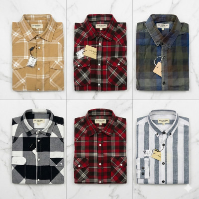 Premium Quality (6 pcs) Check Long Sleeve Shirt