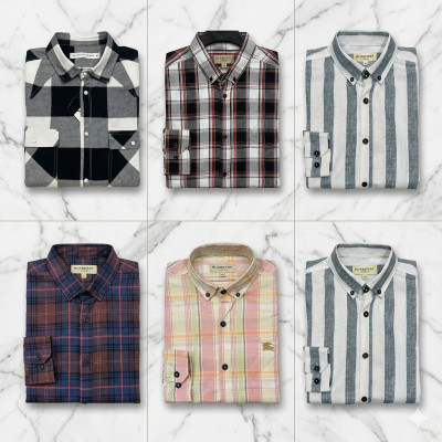 Premium Quality (6 pcs) Check Long Sleeve Shirt