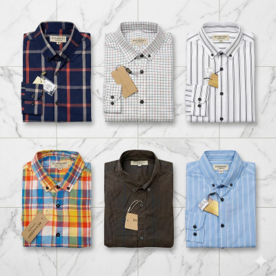 Premium Quality (6 pcs) Check Long Sleeve Shirt