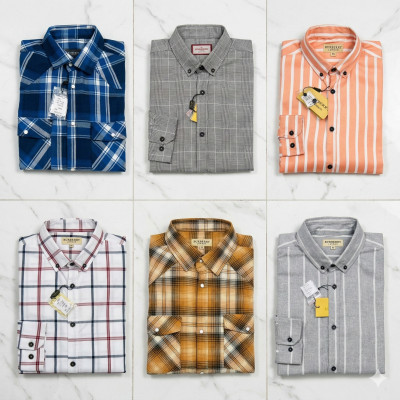 Premium Quality (6 pcs) Check Long Sleeve Shirt