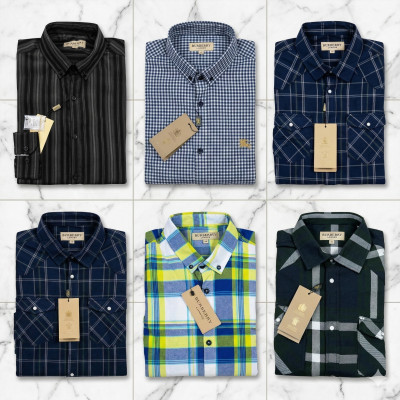 Premium Quality (6 pcs) Check Long Sleeve Shirt