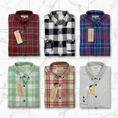 Premium Quality (6 pcs) Check Long Sleeve Shirt