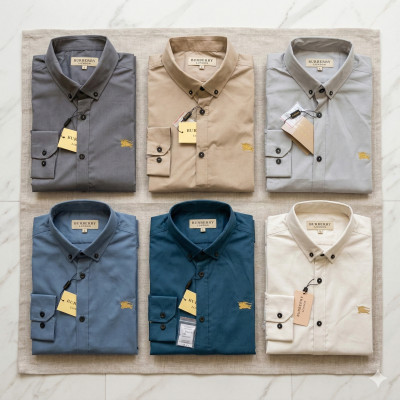 Premium Quality (6 pcs) Solid Colour Long Sleeve Shirt