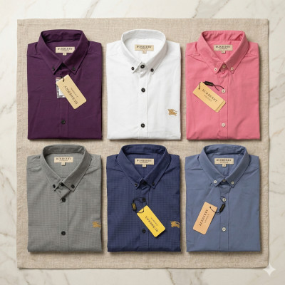 Premium Quality (6 pcs) Solid Colour Long Sleeve Shirt