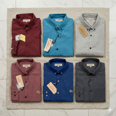 Premium Quality (6 pcs) Solid Colour Long Sleeve Shirt
