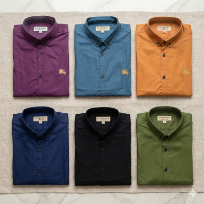Premium Quality (6 pcs) Solid Colour Long Sleeve Shirt