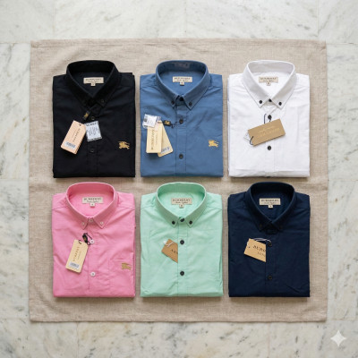 Premium Quality (6 pcs) Solid Colour Long Sleeve Shirt