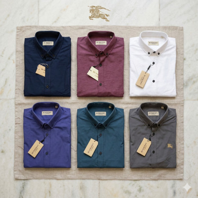 Premium Quality (6 pcs) Solid Colour Long Sleeve Shirt