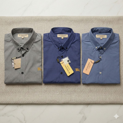 Premium Quality (3 pcs) Solid Colour Long Sleeve Shirt