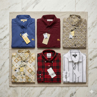 Premium Quality (6 pcs) Long Sleeve Shirt
