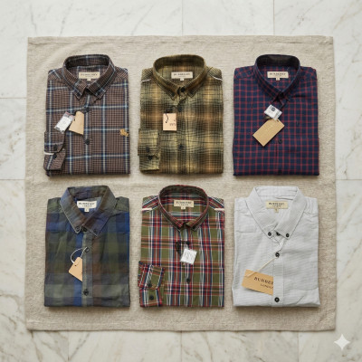 Premium Quality (6 pcs) Check Long Sleeve Shirt