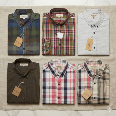 Premium Quality (6 pcs) Check Long Sleeve Shirt