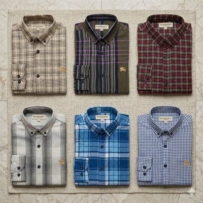 Premium Quality (6 pcs) Check Long Sleeve Shirt