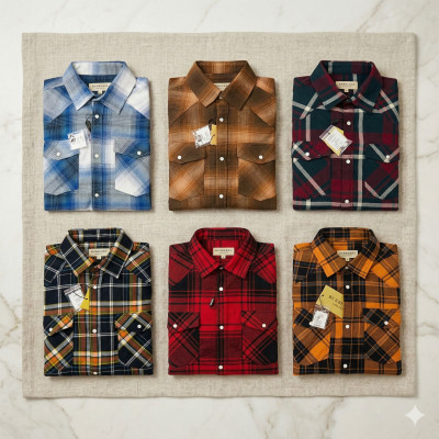 Premium Quality (6 pcs) Check Long Sleeve Shirt