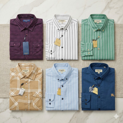 Premium Quality (6 pcs) Check Long Sleeve Shirt