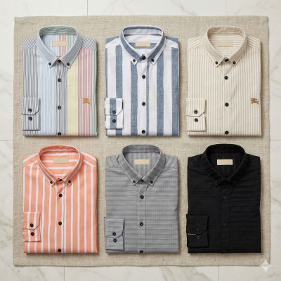 Premium Quality (6 pcs) Check Long Sleeve Shirt