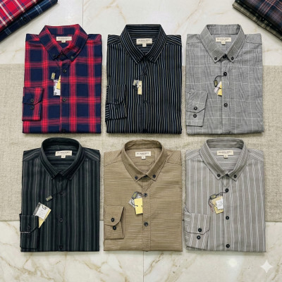 Premium Quality (6 pcs) Check Long Sleeve Shirt