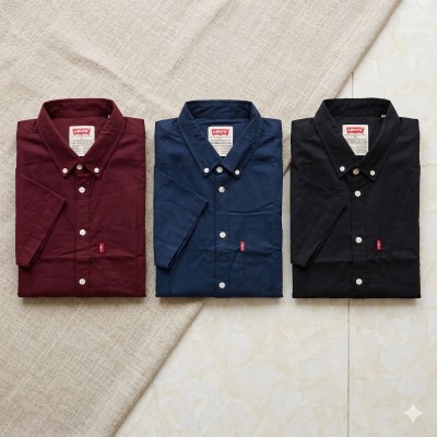 Premium Oxford Cotton Shirts for Men – Export Quality (3 PCS Combo)