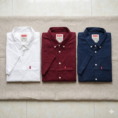 Premium Oxford Cotton Shirts for Men – Export Quality (3 PCS Combo)
