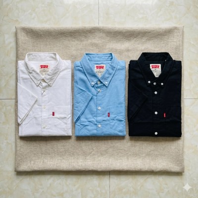 Premium Oxford Cotton Shirts for Men – Export Quality (3 PCS Combo)