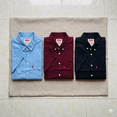 Premium Oxford Cotton Shirts for Men – Export Quality (3 PCS Combo)