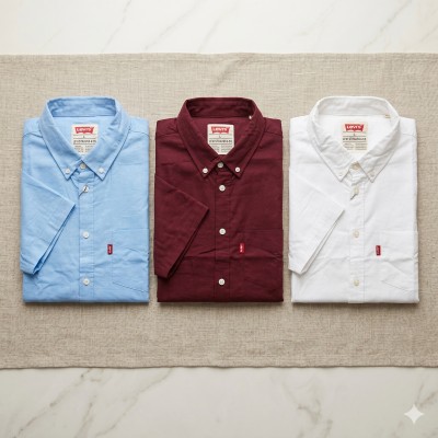 Premium Oxford Cotton Shirts for Men – Export Quality (3 PCS Combo)