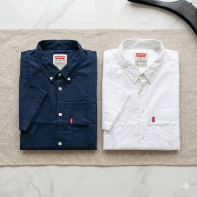 Premium Oxford Cotton Shirts for Men – Export Quality 2 PCS Combo