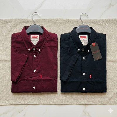 Premium Oxford Cotton Shirts for Men – Export Quality 2 PCS Combo