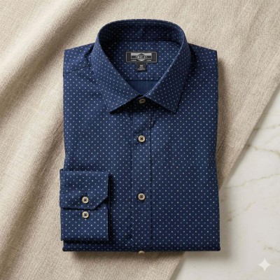100 % Cotton Full-Sleeve Printed Shirt.