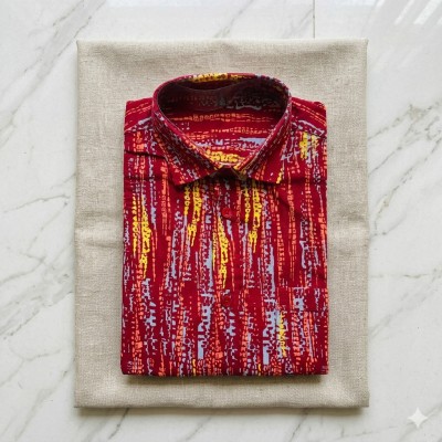 100 % Cotton Half-Sleeve Printed Shirt.