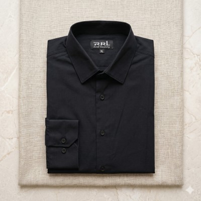 Men’s Premium Full-Sleeve Solid Colour Cotton Shirt.