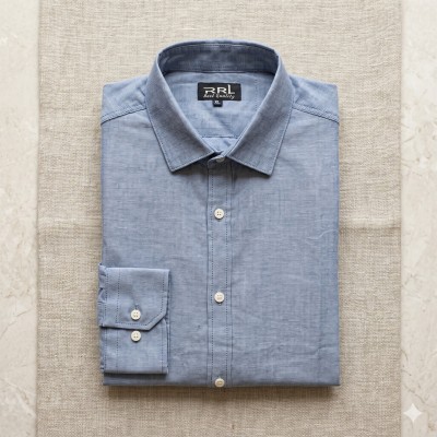 Men’s Premium Full-Sleeve Solid Colour Cotton Shirt.