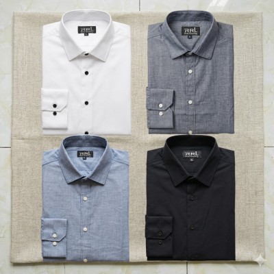 Men’s Premium Full-Sleeve Solid Colour Cotton Shirt.