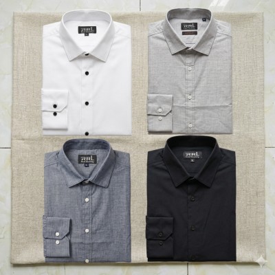 Men’s Premium Full-Sleeve Solid Colour Cotton Shirt.