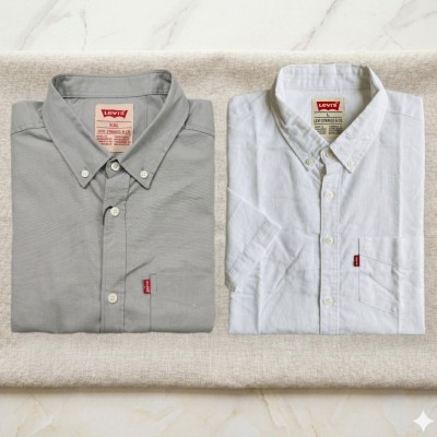 Premium Oxford Cotton Shirts for Men – Export Quality 2 PCS Combo