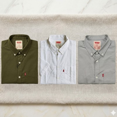 Premium Oxford Cotton Shirts for Men – Export Quality 3 PCS Combo