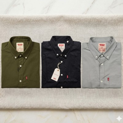 Premium Oxford Cotton Shirts for Men – Export Quality 3 PCS Combo